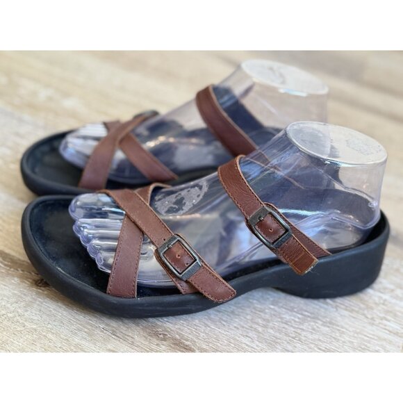 Birkenstock Shoes - Tatami by Birkenstock Sandal Shoe Womens EUR 39 US 8 Cognac Strappy Open Toe